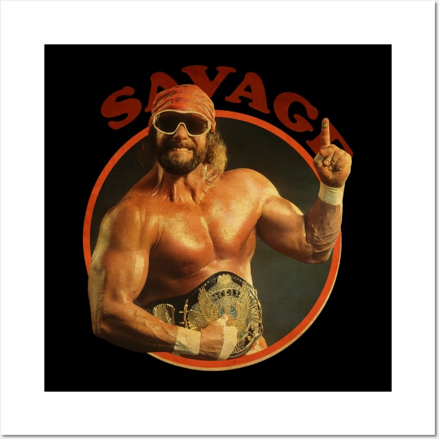 Vintage Macho Man Savage Wall Art by sungkemdisek